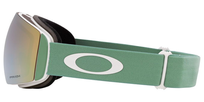 Lyžiarske okuliare Oakley Flight Deck M Matte Jade/Prizm Sage Gold Iridium - 2025/26