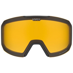 Lyžiarske okuliare Uvex Evidnt ATTRACT V Black Matt/Mirror Rainbow + spare lens - 2025/26