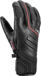 Lyžiarske rukavice LEKI Phoenix 3D Black/Red - 2023/24