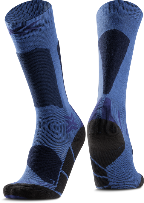 Lyžiarske ponožky X-socks Ski Discover OTC JR Blue Blossom/Marine - 2025/26
