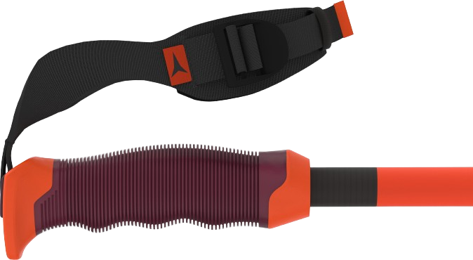 Zjazdové palice Atomic Redster Carbon SQS Red/Carbon - 2024/25