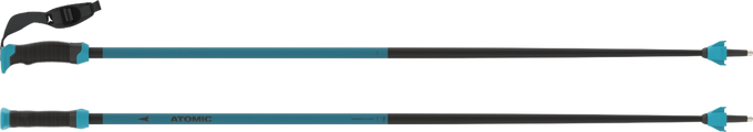 Zjazdové palice Atomic Redster X Carbon SQS Teal Blue – 2024/25