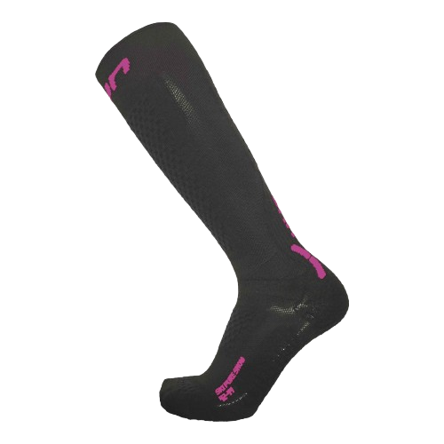 Lyžiarske ponožky UYN Woman Ski One Pure Snow Socks Black/Pink - 2025/26