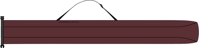 Vak na lyže Atomic Double Ski Bag Maroon/Red – 2024/25