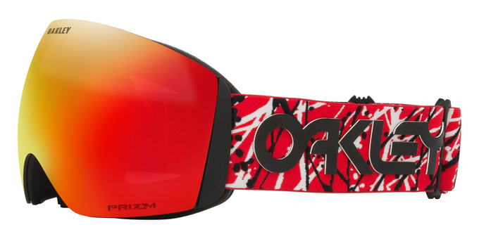 Lyžiarske okuliare Oakley Flight Deck L Red Eddie/Prizm Snow Torch Iridium - 2025/26