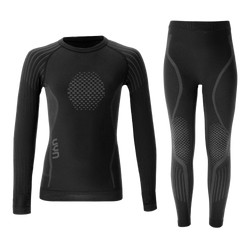 Termoaktívne oblečenie UYN Junior Visyon 2.0 Uw Set (Shirt Lg. sl./pants Long) Black - 2025/26