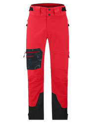 Lyžiarske nohavice Ziener Tewes Full-Zip Man Red Black Foggy - 2024/25