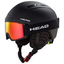 Lyžiarske okuliare HEAD Contex Youth FMR Red/Black - 2025/26