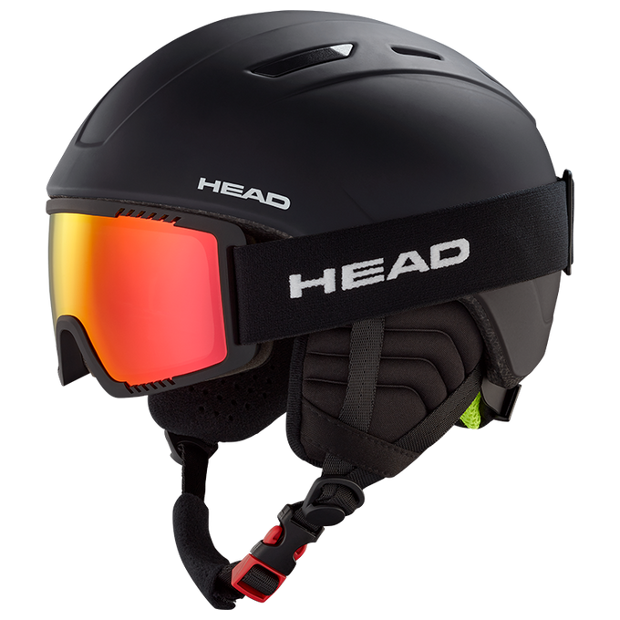 Lyžiarske okuliare HEAD Contex Youth FMR Red/Black - 2025/26