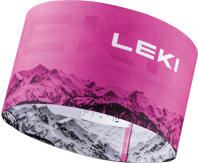 Čelenka LEKI XC Headband Neonpink/White