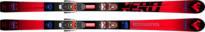 Zjazdové lyže Rossignol Hero Athlete GS Pro + Spx 10 GW B73 Hot Red - 2023/24