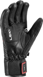 Lyžiarske rukavice LEKI Phoenix 3D Black/Red - 2023/24