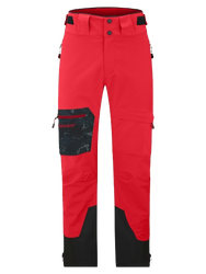 Lyžiarske nohavice Ziener Tewes Full-Zip Man Red Black Foggy Print - 2025/26