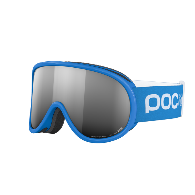Lyžiarske okuliare POC Pocito Retina Fluorescent Blue/Partly Sunny Silver - 2025/26