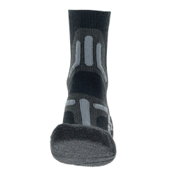 Outdoorové ponožky UYN Man Trekking 2in Merino Socks Black/Grey 