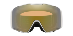 Lyžiarske okuliare Oakley Line Miner Pro L Matte White Prizm Sage Gold + náhradné zorníky Prizm Sapphi - 2024/25