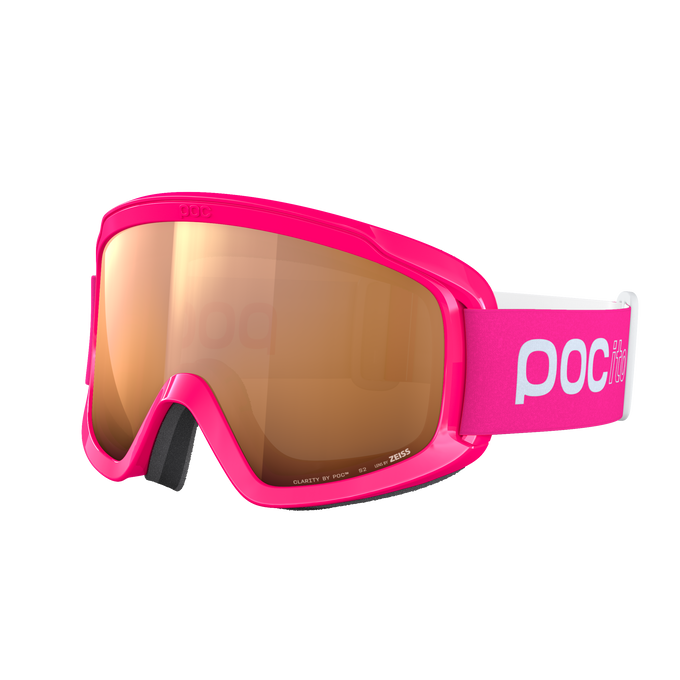 Lyžiarske okuliare POC POCito Opsin Fluorescent Pink/Partly Sunny Light Orange - 2025/26