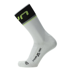 Cyklistické Ponožky UYN Man Cycling One Light White/Black