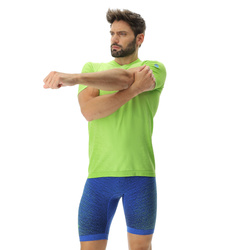 Bežecké tričko UYN Man Running Exceleration OW Shirt SH_SL Lime/Sulphur Spring