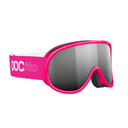 Lyžiarske okuliare POC Pocito Retina Fluorescent Pink/Partly Sunny Silver - 2025/26