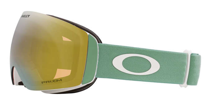 Lyžiarske okuliare Oakley Flight Deck M Matte Jade/Prizm Sage Gold Iridium - 2025/26