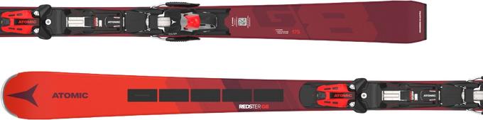 Zjazdové lyže Atomic Redster G8 Revoshock C + X 12 GW Red/Black - 2024/25