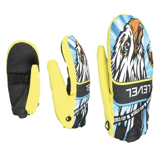 Lyžiarske rukavice Level Overglove Speed Yellow-Blue - 2025/26