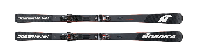 Zjazdové lyže Nordica Dobermann Multigara DC + Marker XCell 14 FDT - 2024/25