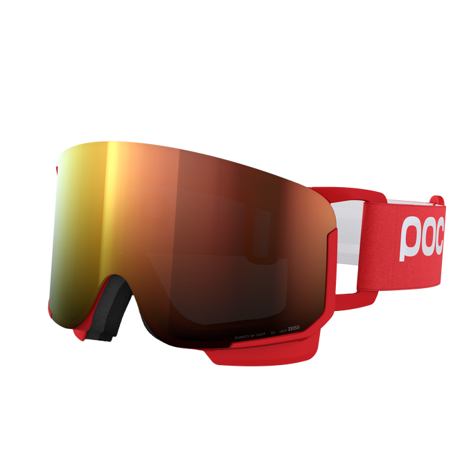 Lyžiarske okuliare POC Nexal Raw Prismane Red/Partly Sunny Orange - 2025/26