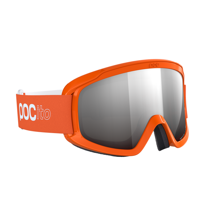Lyžiarske okuliare POC POCito Opsin Fluorescent Orange/Partly Sunny Silver - 2025/26