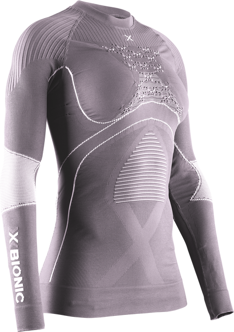 Funkčné tričko X-bionic Energy Accumulator 4.0 Shirt LG SL WMN DUSTY LAVENDER/ARCTIC WHITE - 2025/26