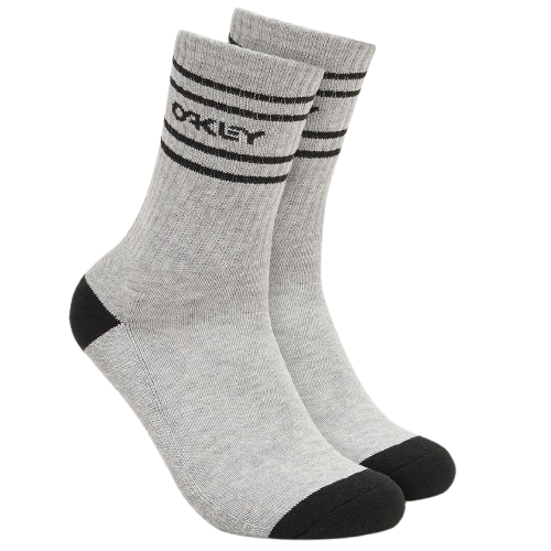 Ponožky Oakley Icon B1B Socks 2.0 New Granite HTHR/Black