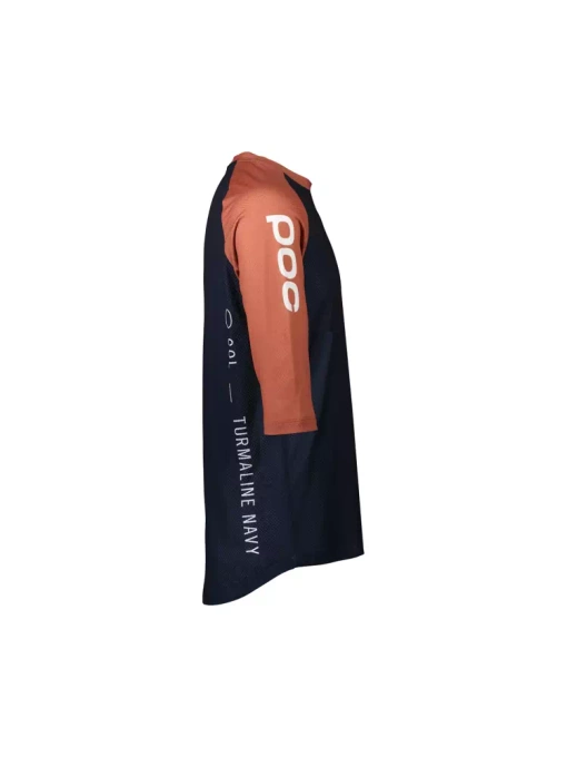 Cyklistický dres POC MTB Pure 3/4 Jerse Turmaline Navy/Himalayan Salt - 2024