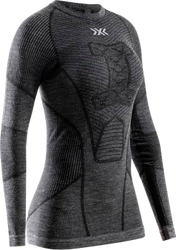 Funkčné tričko X-bionic Symbio Merino Shirt LS WMN Rhino Grey - 2024/25