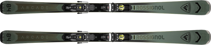 Zjazdové lyže Rossignol Arcade 84 Konect + Spx 12 Konect GW B90 Black Yellow - 2025/26