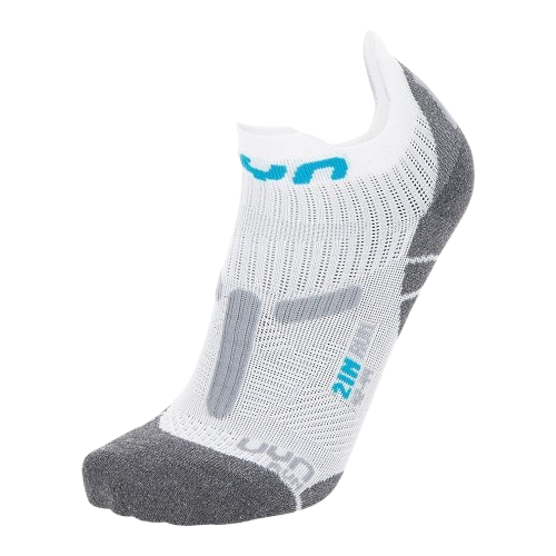 Bežecké ponožky UYN Man Run 2IN Socks White/Grey