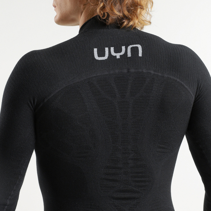 Funkčné tričko UYN Man Elevatyon Biomorph UW Shirt Long SL Turtle New Neck Black - 2025/26