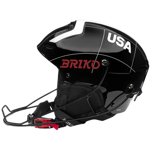 Lyžiarska helma Briko Slalom 2.0 USA Shiny Black/White - 2025/26