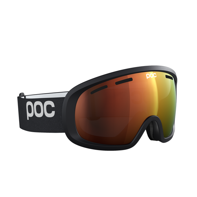 Lyžiarske okuliare POC Fovea Mid Uranium Black/Partly Sunny Orange - 2025/26