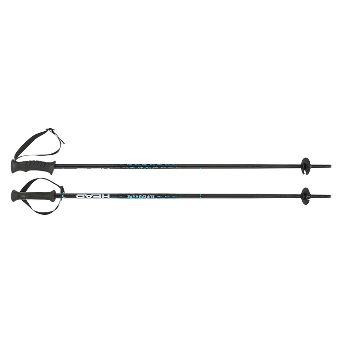 Zjazdové palice Head Supershape Team White/Black/Speed Blue - 2025/26
