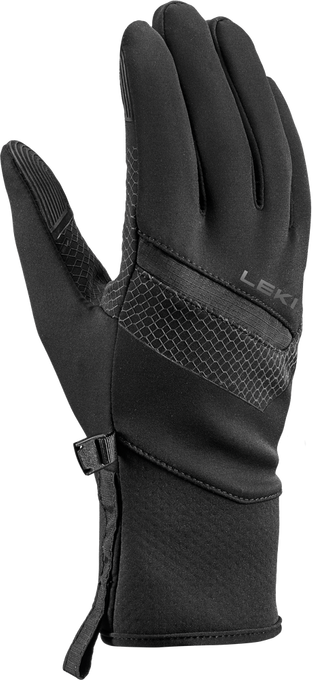 Lyžiarske rukavice LEKI Cross Black - 2023/24