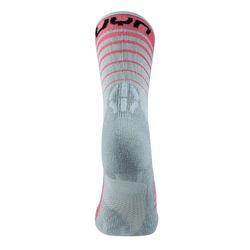Outdoorové ponožky UYN Woman Runner's Five Socks Light Grey/Pink