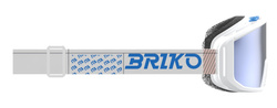 Lyžiarske okuliare Briko Vulcano Mask Italia White/Science Blue - 2024/25