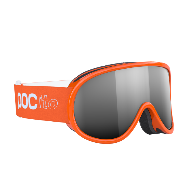 Lyžiarske okuliare POC Pocito Retina Fluorescent Orange/Partly Sunny Silver - 2025/26