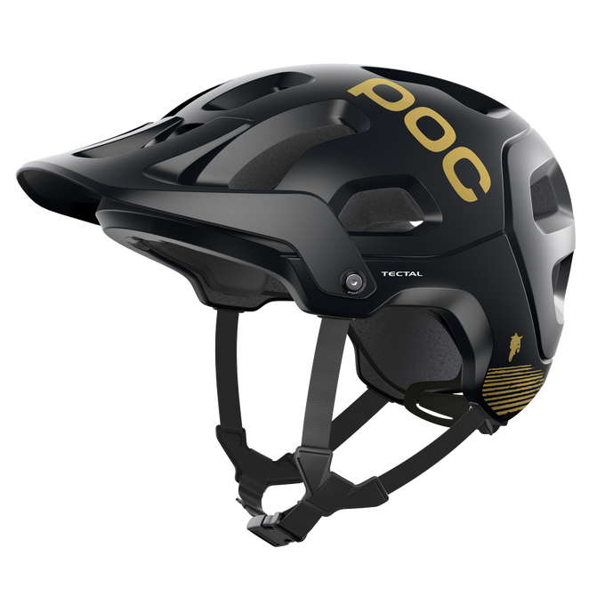 Cyklistická prilba POC Tectal Fabio Ed Uranium Black Matt/Gold