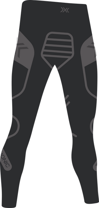 Funkčné nohavice X-BIONIC® MEN X Black - 2025/26