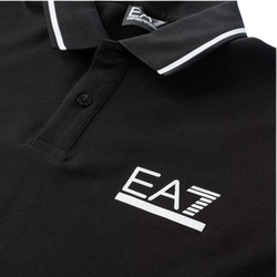 Tričko Emporio Armani Man Jersey Polo Black