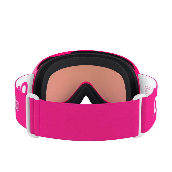 Lyžiarske okuliare POC Pocito Retina Fluorescent Pink/Partly Sunny Light Orange - 2025/26
