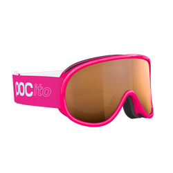 Lyžiarske okuliare POC Pocito Retina Fluorescent Pink/Partly Sunny Light Orange - 2025/26