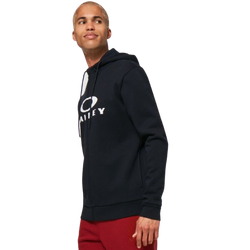 Mikina Oakley Bark FZ Hoodie 2.0 Black/White
